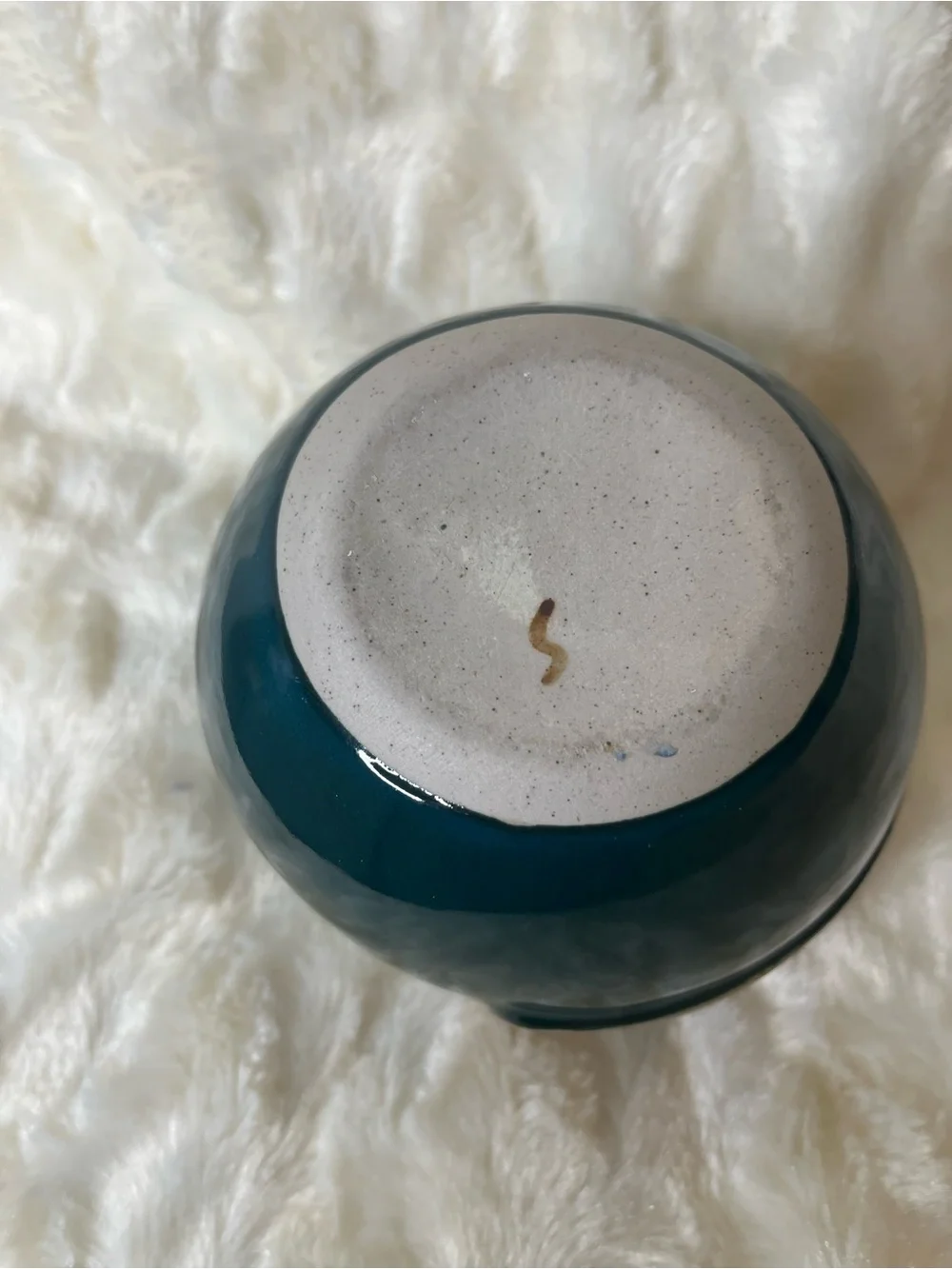 Vintage Creative Financing Pottery Jar with Cork Lid